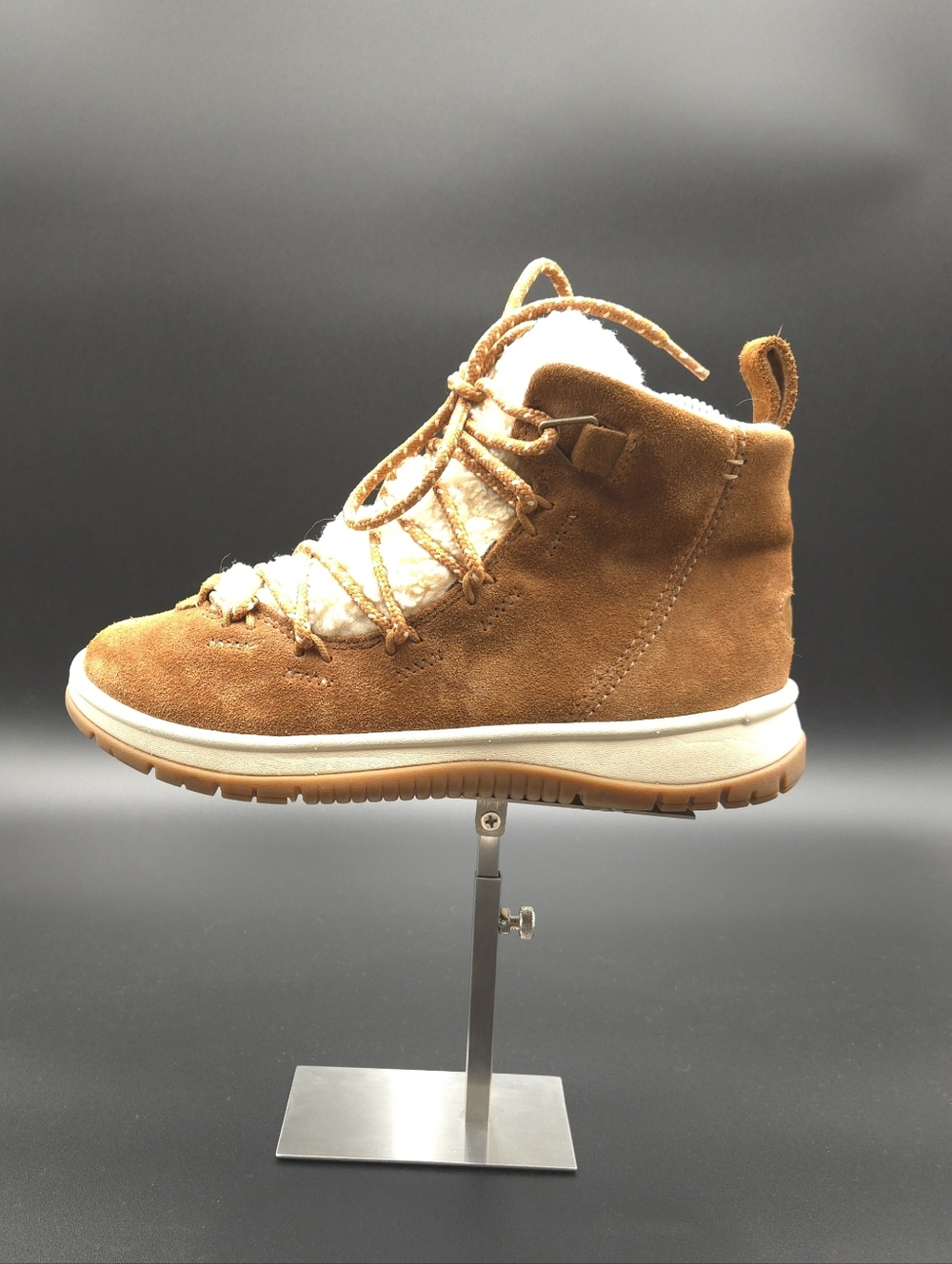 UGG Lakesider Heritage Suede Sneaker Boot Chestnut Size 6 - Picture 7 of 10
